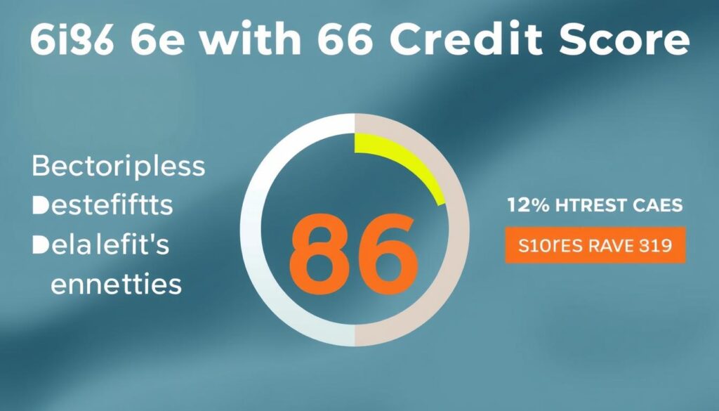 686 credit score for financial products