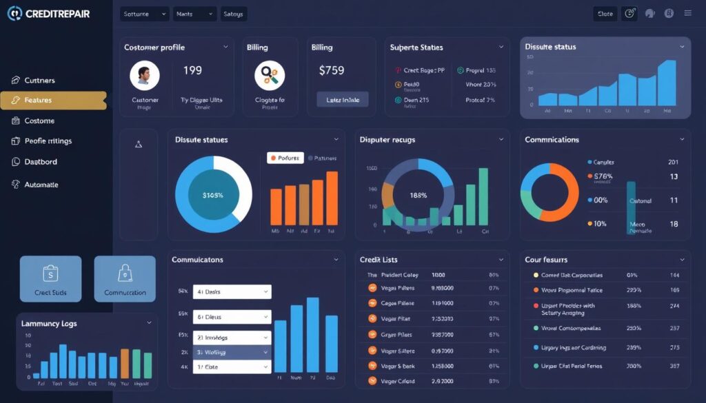 Credit Repair Cloud features dashboard