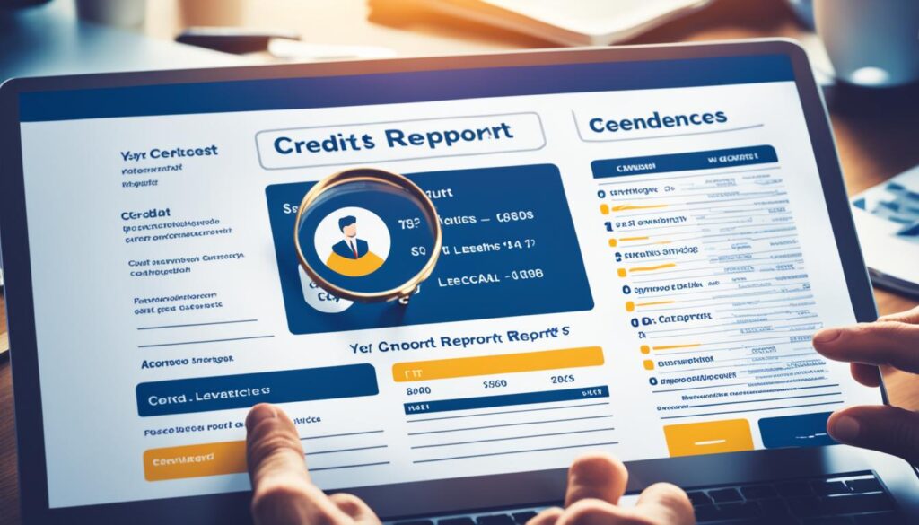 Credit report dispute process