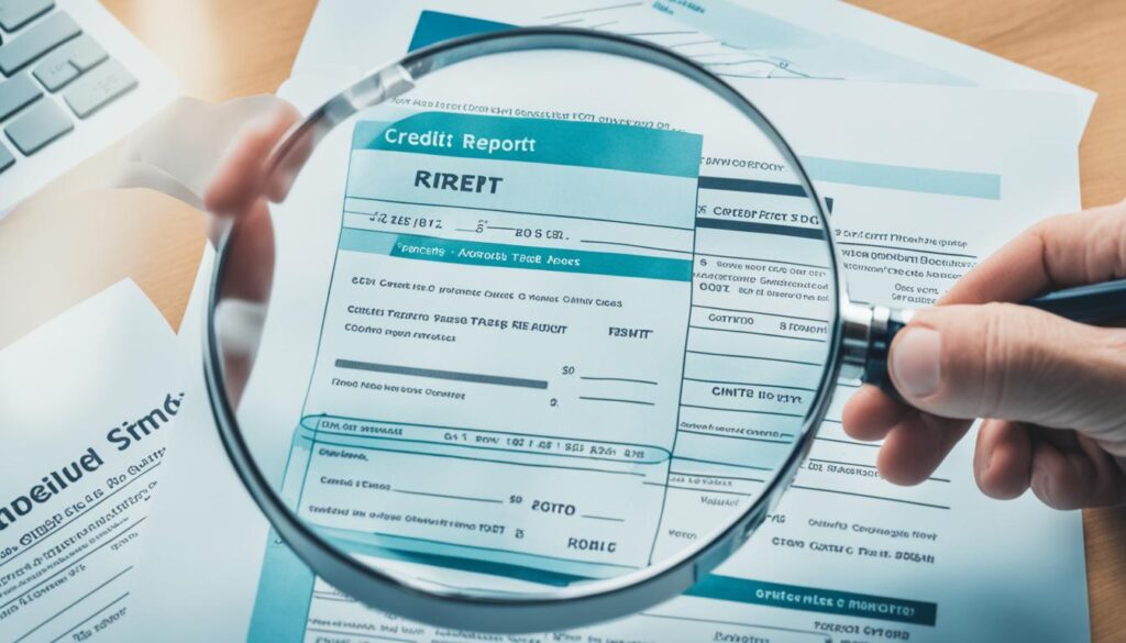 Credit report dispute process