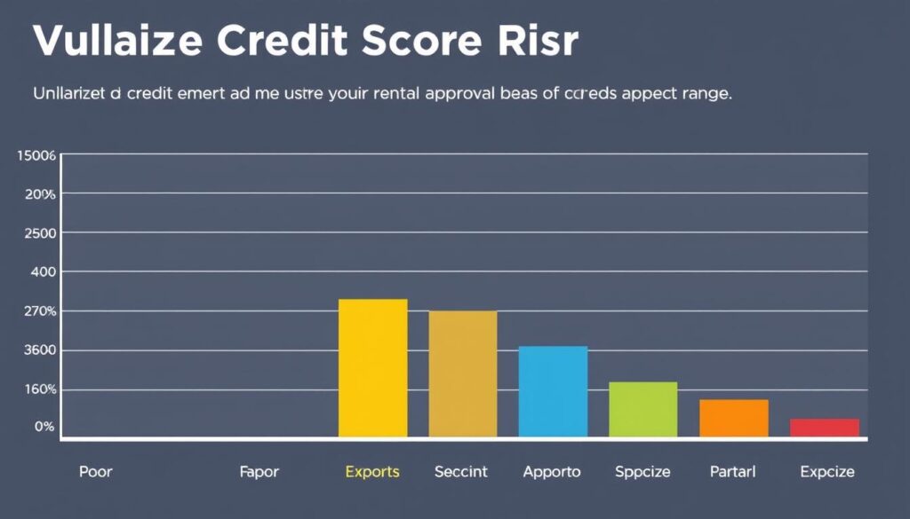 Credit score range for rental approval