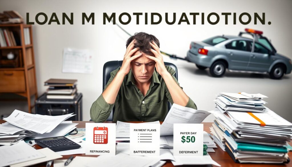 Loan modification options to prevent car repossession