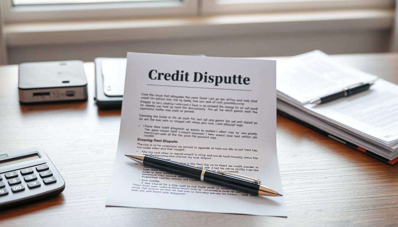 credit dispute letter sample