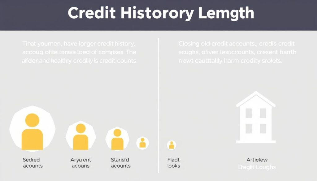 credit history length, credit utilization, credit mix