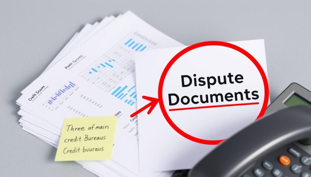 credit report dispute documents