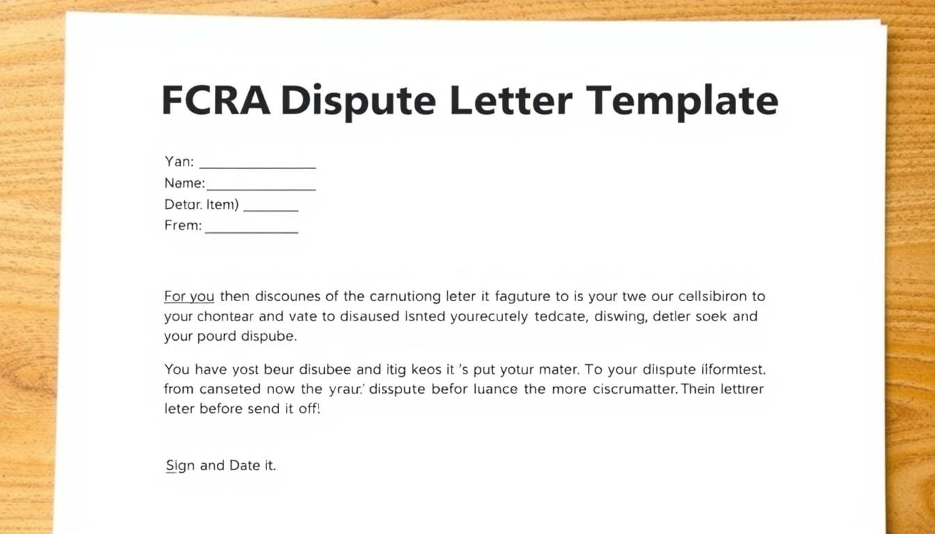 FCRA Law Pre Written Dispute Letter: Easy Guide