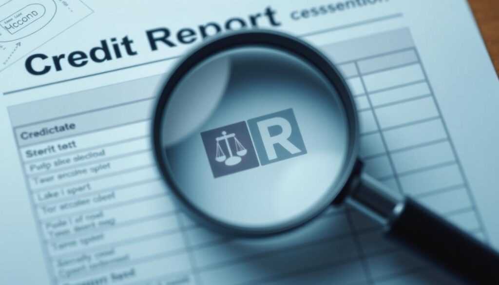 identifying judgements on credit report