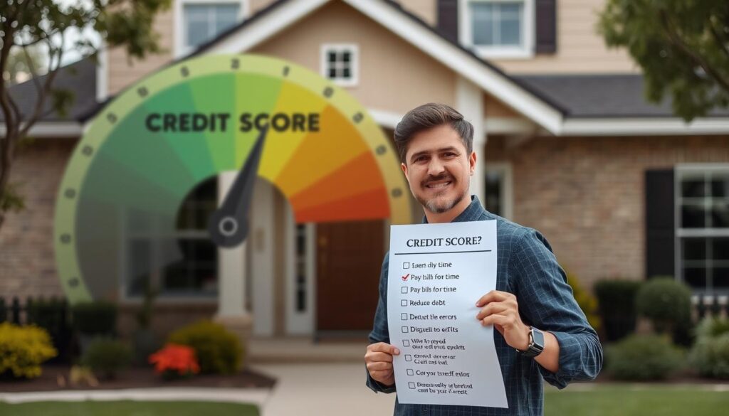 improving credit score for buying a house in Texas