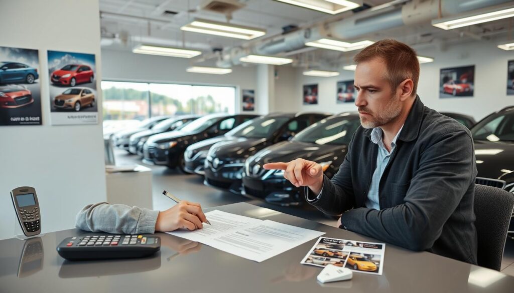 negotiating car price at buy here pay here lot