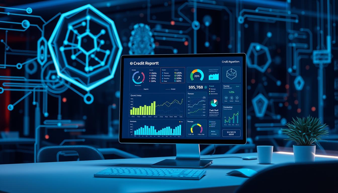 AI-assisted credit report analysis