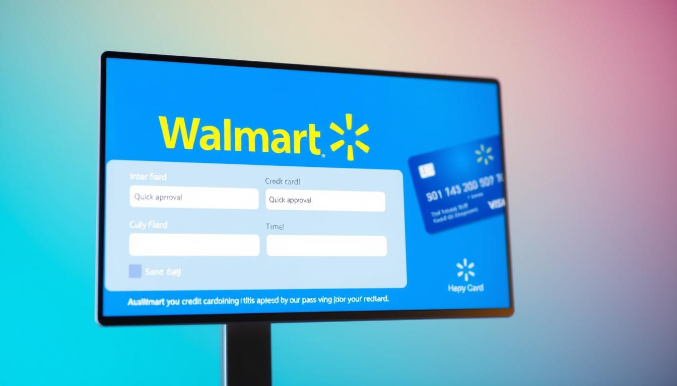 Walmart credit card application