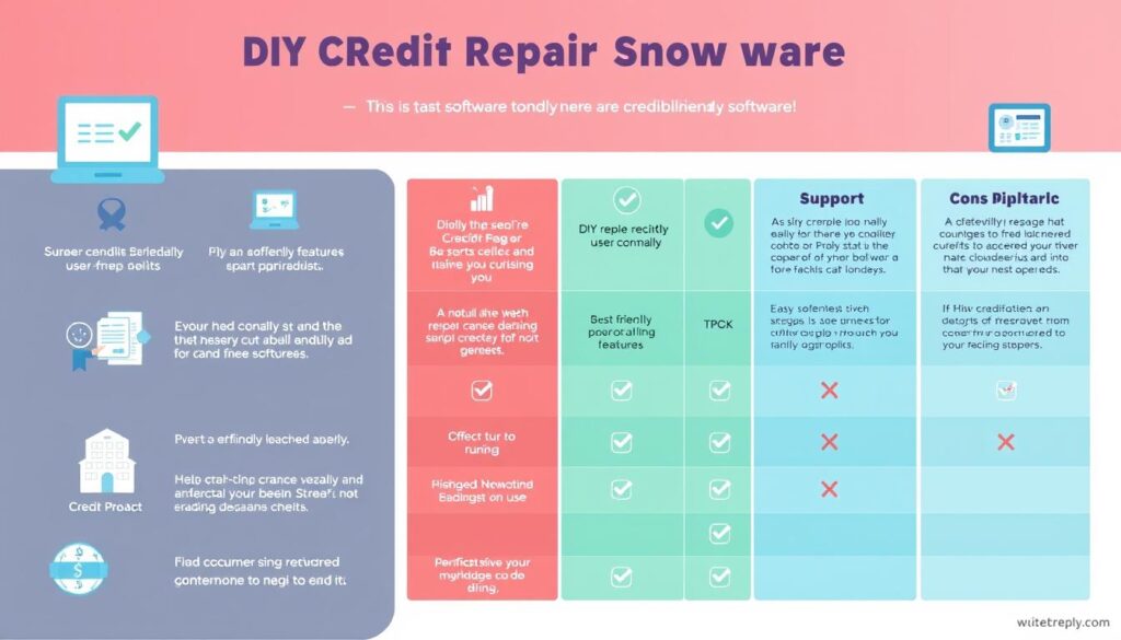 comparison of diy credit repair software