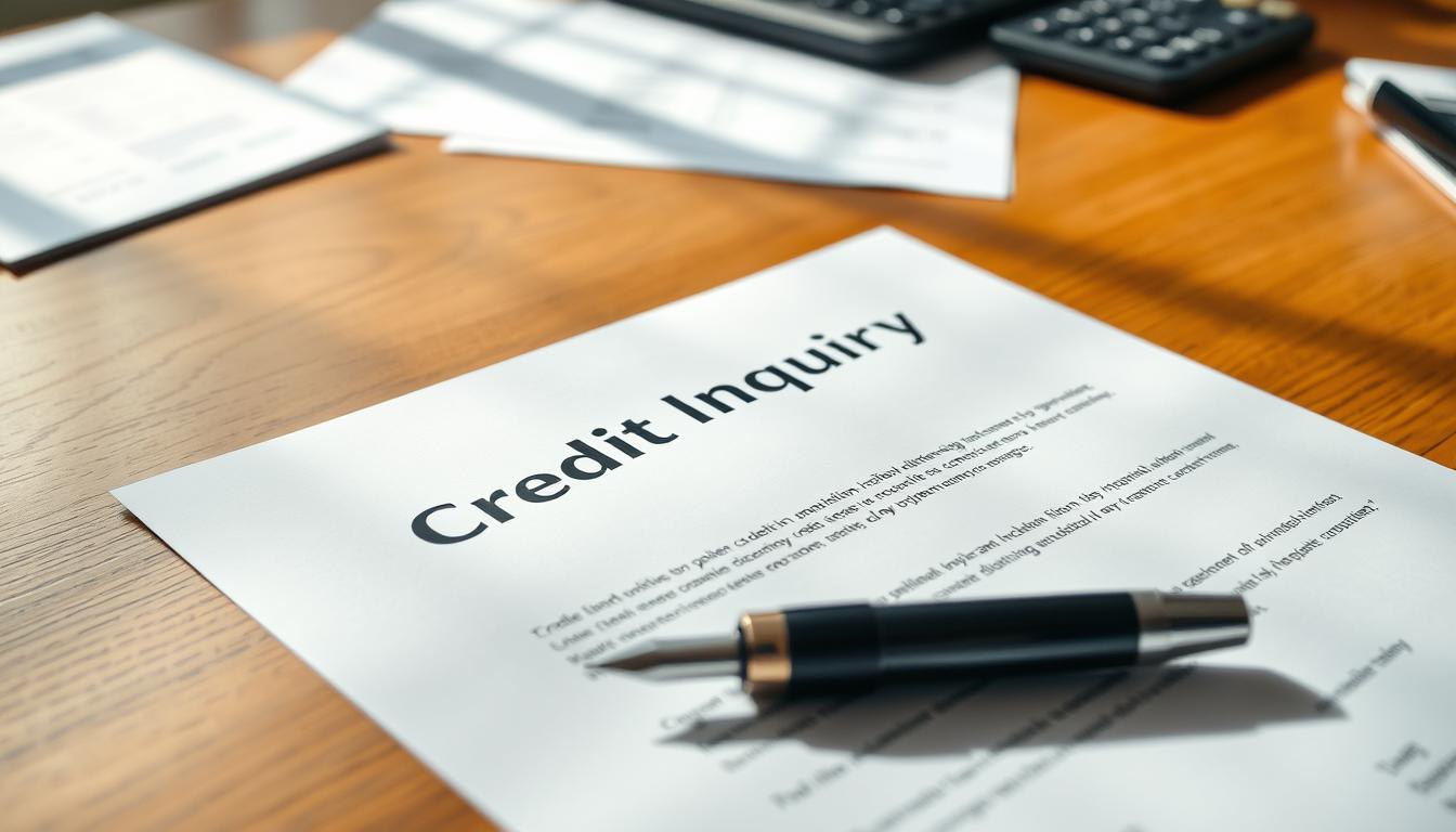 credit inquiry letter