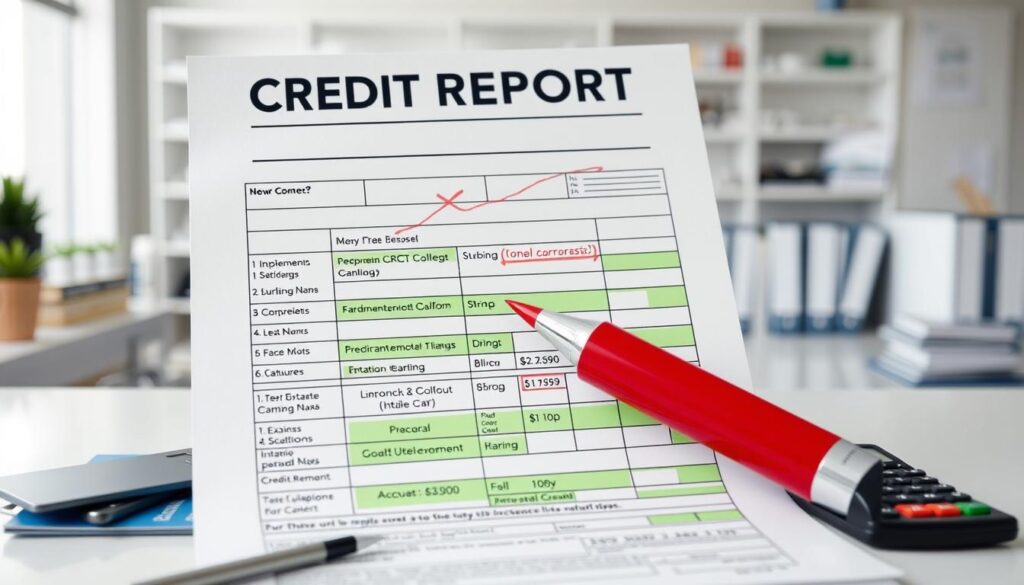 credit report correction