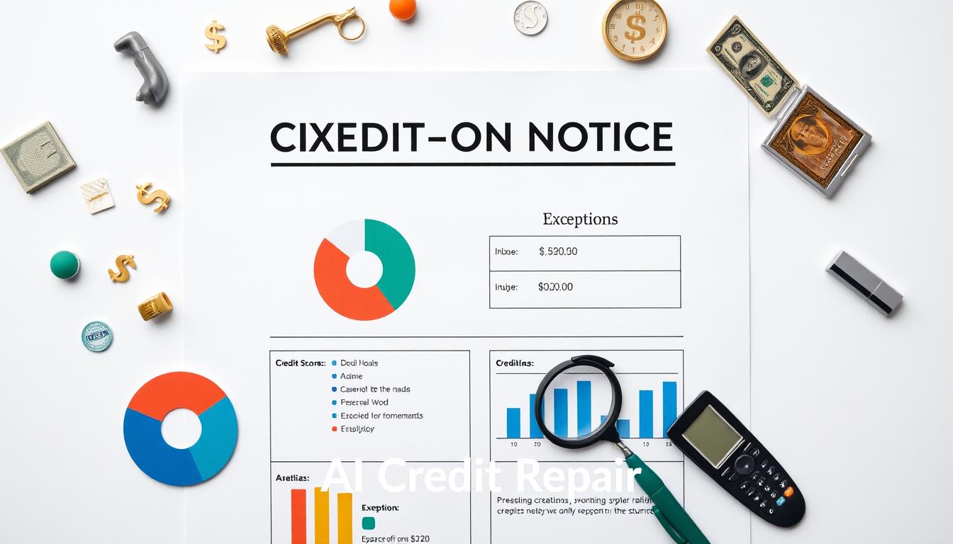 credit score exception notice