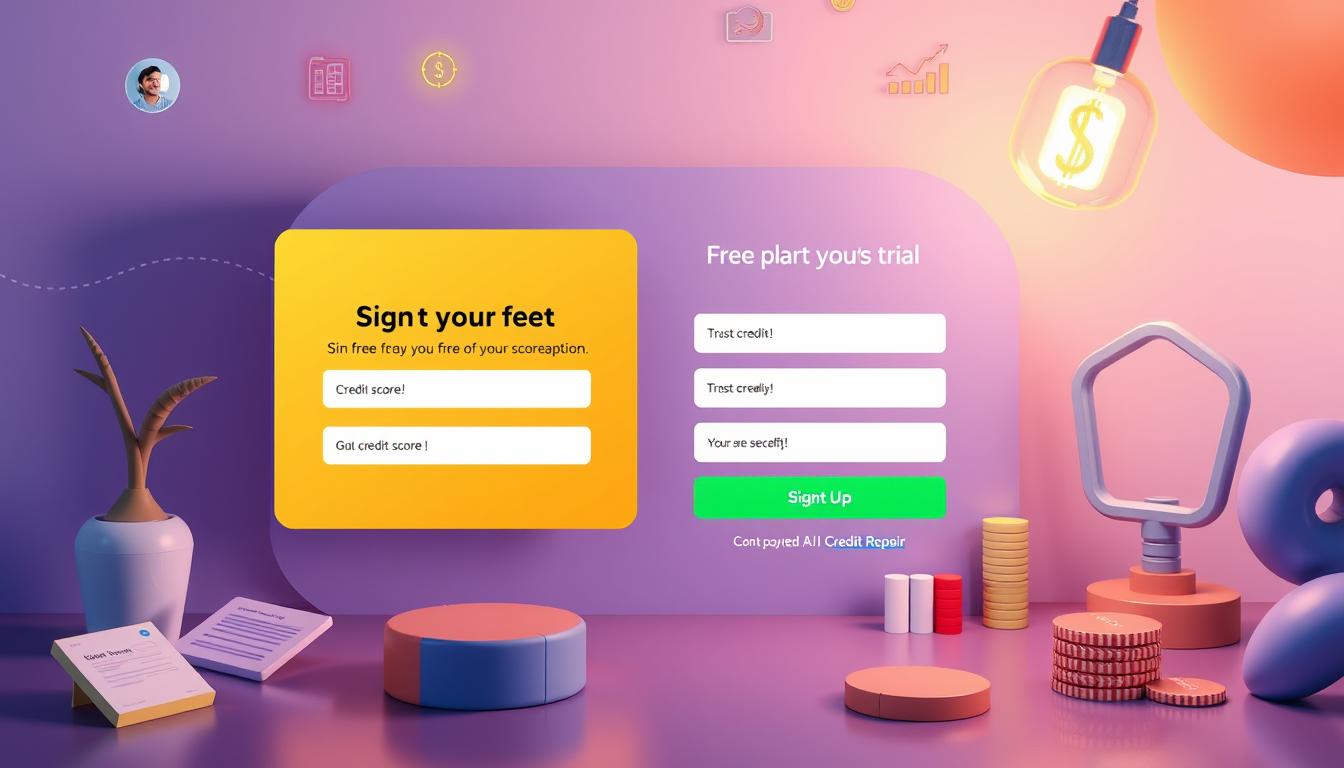 credit score trial signup