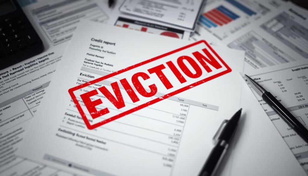 eviction on credit report