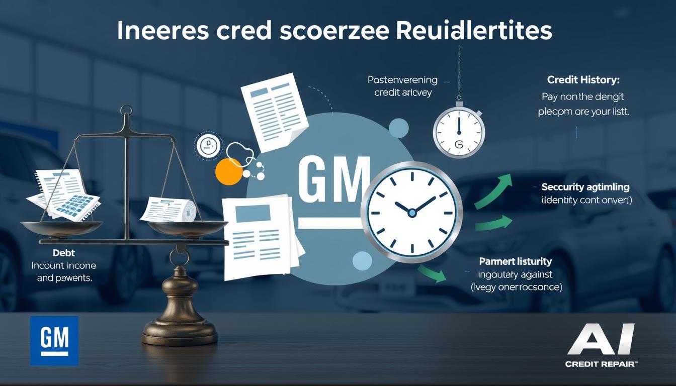 factors that affect GM Financial credit score requirements