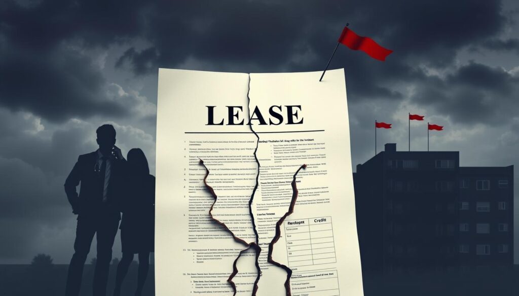 lease violation credit history