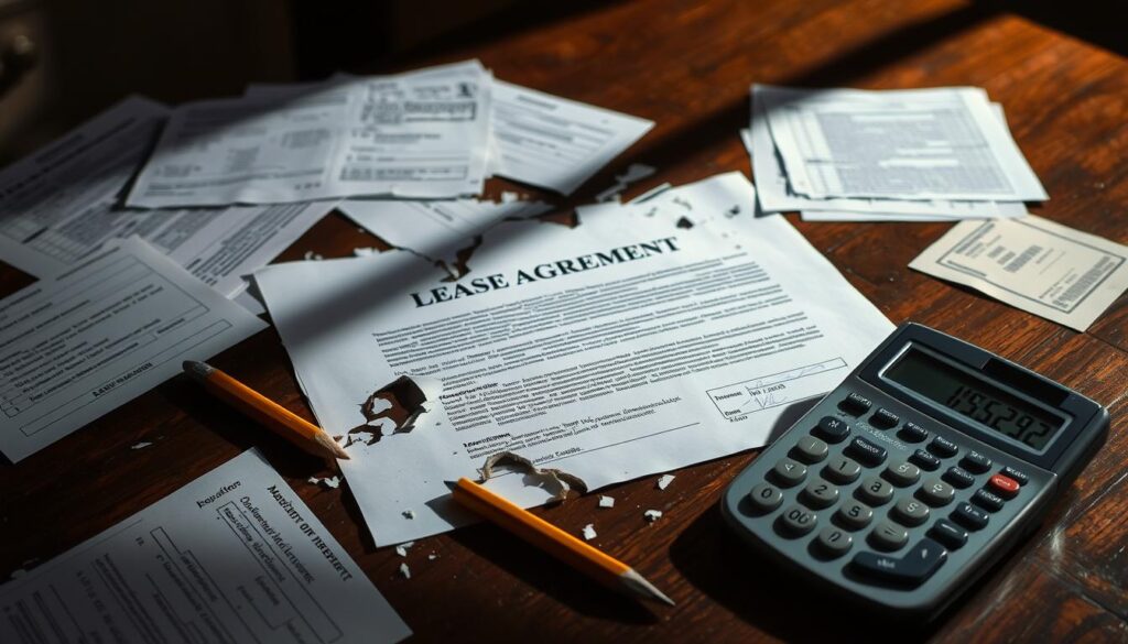 lease violation credit history