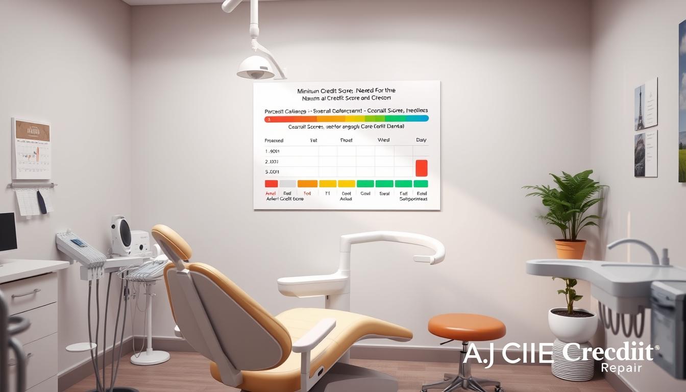 minimum credit score for carecredit dental