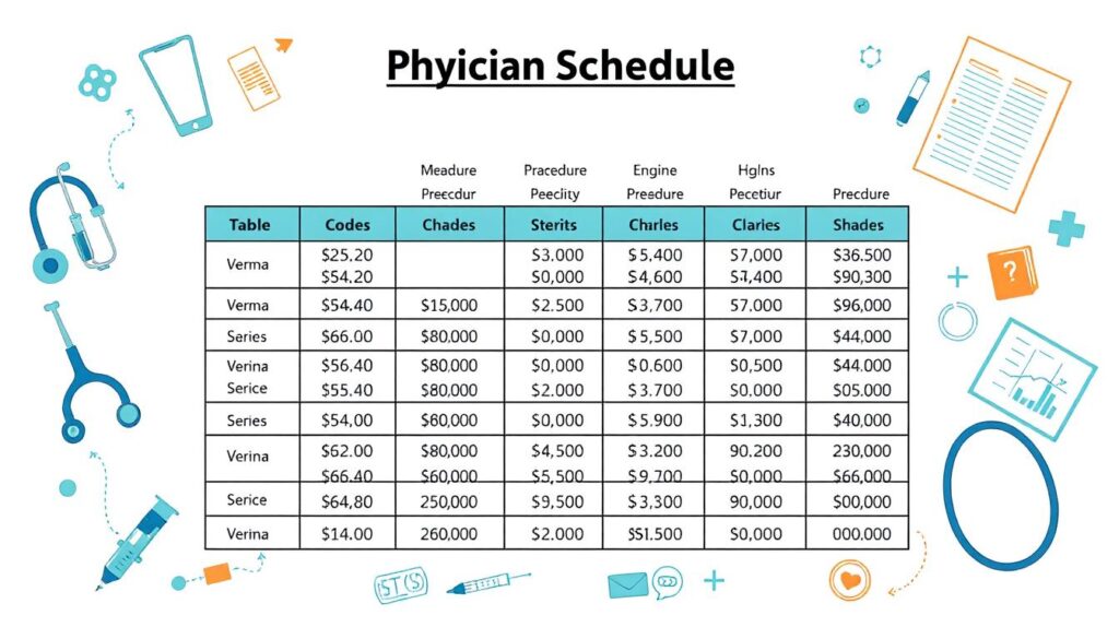 physician fee schedules