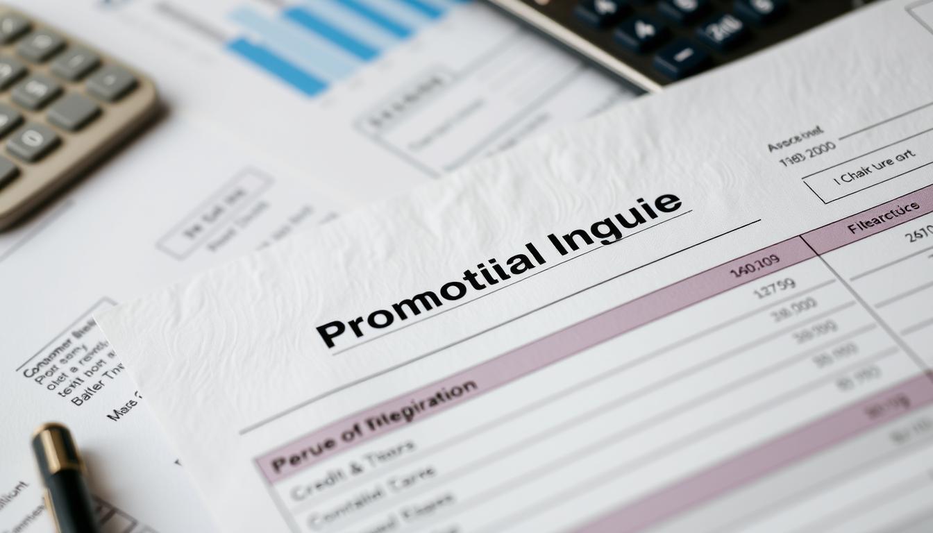 promotional inquiry on credit report