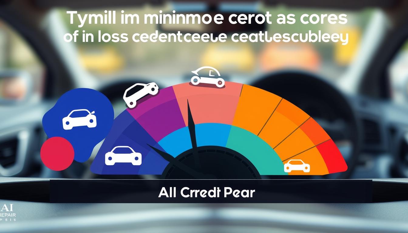 typical minimum credit scores for car rentals