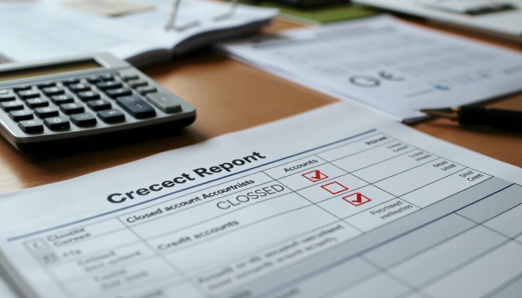 closed accounts credit report