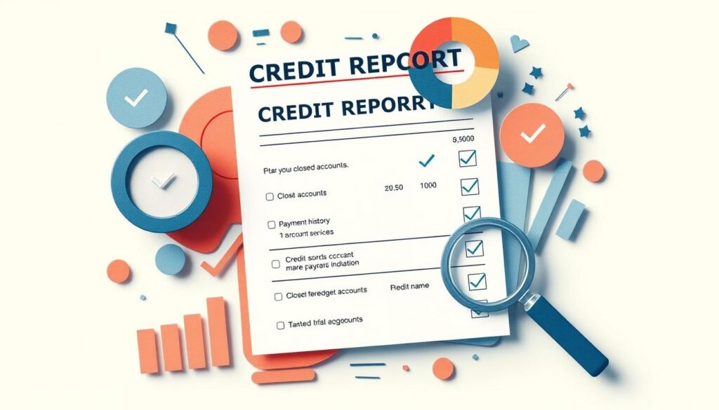 credit report entries