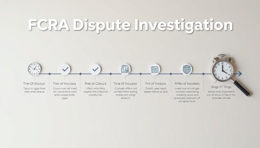 fcra dispute investigation timeframes