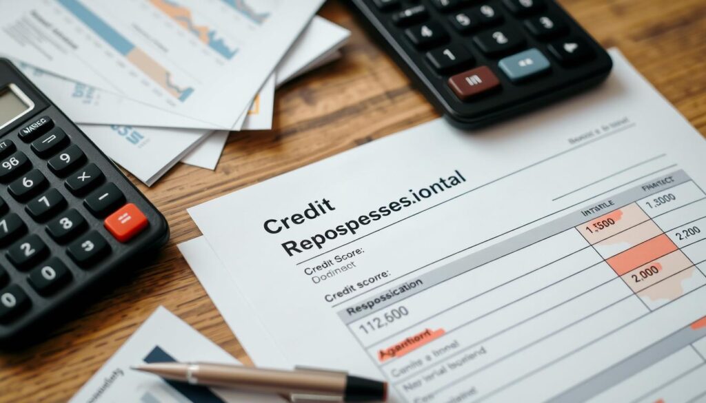 repossession credit report