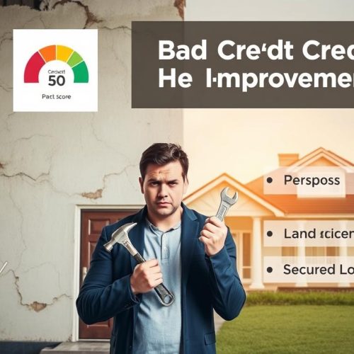 Bad Credit Home Improvement Loans | Options And Tips