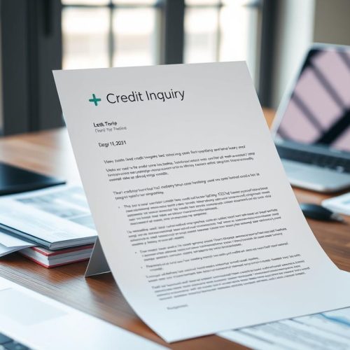 Credit Inquiry Letter PDF | Downloadable Credit Inquiry Request Templates